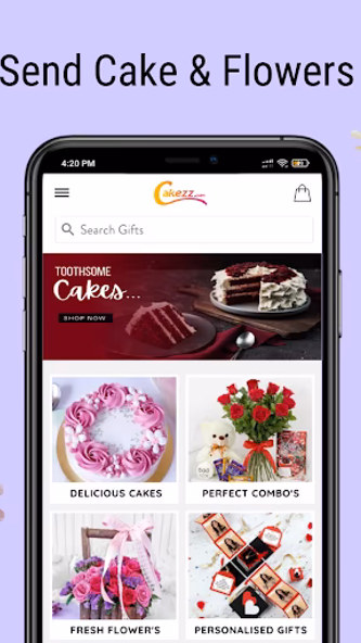 Cakezz : Online Cake delivery Screenshot 2 - AppWisp.com Cakezz : Online Cake delivery Screenshot 2 - AppWisp.com
