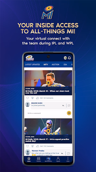 Mumbai Indians Official App Screenshot 2 - AppWisp.com Mumbai Indians Official App Screenshot 2 - AppWisp.com