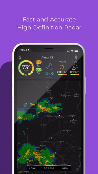 MyRadar Weather Radar Pro Screenshot 1 - AppWisp.com MyRadar Weather Radar Pro Screenshot 1 - AppWisp.com