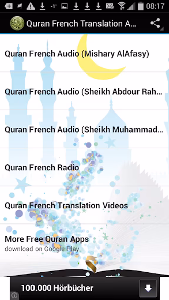 Quran French Translation MP3 Screenshot 1 - AppWisp.com Quran French Translation MP3 Screenshot 1 - AppWisp.com