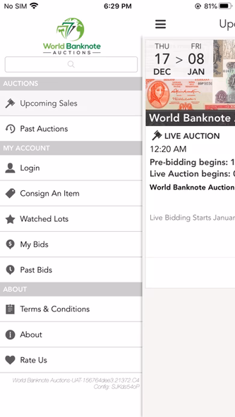 World Banknote Auctions Screenshot 4 - AppWisp.com World Banknote Auctions Screenshot 4 - AppWisp.com