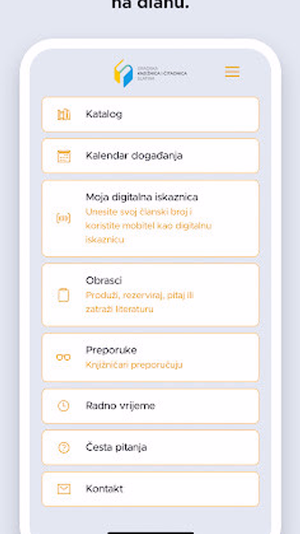 Gradska knjižnica Slatina Screenshot 1 - AppWisp.com Gradska knjižnica Slatina Screenshot 1 - AppWisp.com