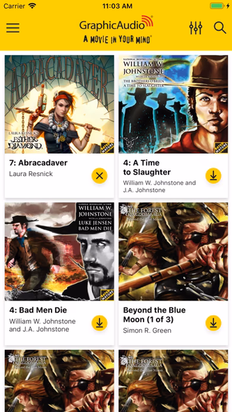 GraphicAudio Access Audiobooks Screenshot 1 - AppWisp.com GraphicAudio Access Audiobooks Screenshot 1 - AppWisp.com