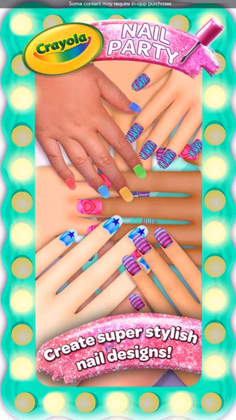 Crayola Nail Party Screenshot 1 - AppWisp.com Crayola Nail Party Screenshot 1 - AppWisp.com