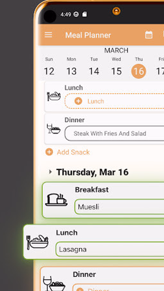 Meal Planner-Plan Weekly Meals Screenshot 1 - AppWisp.com Meal Planner-Plan Weekly Meals Screenshot 1 - AppWisp.com