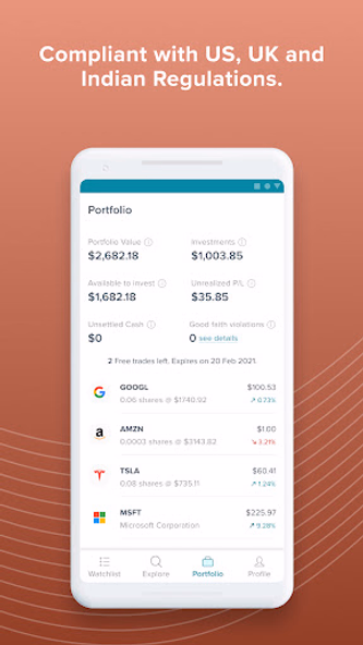 Invest in US stocks - Winvesta Screenshot 4 - AppWisp.com Invest in US stocks - Winvesta Screenshot 4 - AppWisp.com