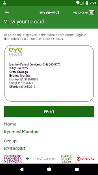 EyeMed Screenshot 3 - AppWisp.com EyeMed Screenshot 3 - AppWisp.com