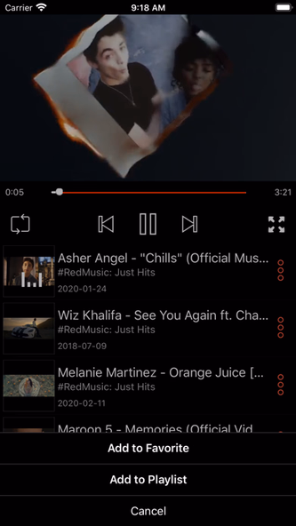 VidPlay - Music Video Streamer Screenshot 4 - AppWisp.com VidPlay - Music Video Streamer Screenshot 4 - AppWisp.com