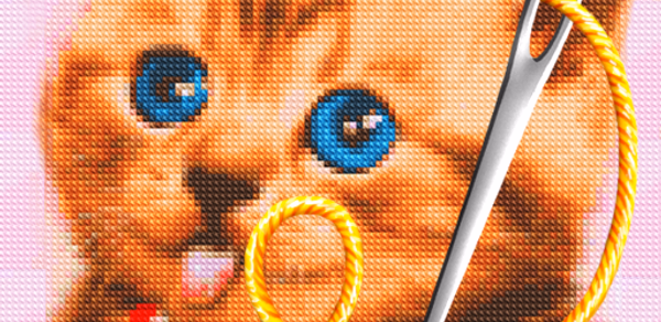 Cross stitch pixel art game Header - AppWisp.com Cross stitch pixel art game Header - AppWisp.com