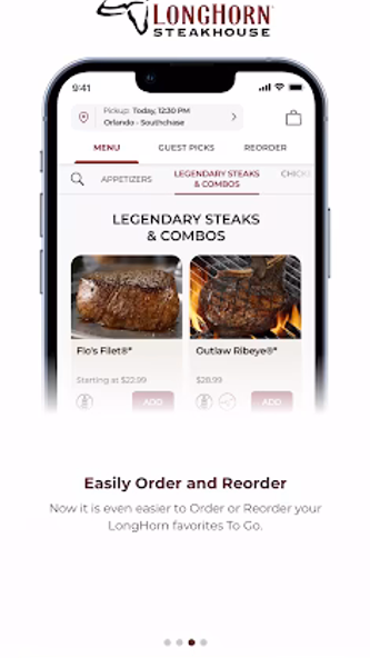 LongHorn Steakhouse® Screenshot 2 - AppWisp.com LongHorn Steakhouse® Screenshot 2 - AppWisp.com