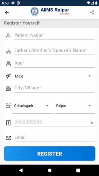 AIIMS Raipur Swasthya Screenshot 3 - AppWisp.com AIIMS Raipur Swasthya Screenshot 3 - AppWisp.com