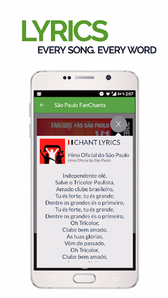FanChants: Sao Paulo Fans Song Screenshot 3 - AppWisp.com FanChants: Sao Paulo Fans Song Screenshot 3 - AppWisp.com