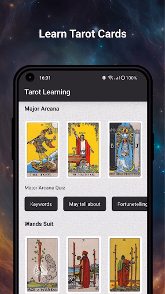Tarot Divination - Cards Deck Screenshot 2 - AppWisp.com Tarot Divination - Cards Deck Screenshot 2 - AppWisp.com