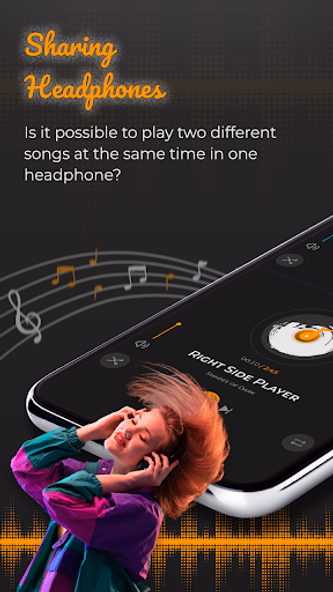 Split Music Player: Dual Audio Screenshot 2 - AppWisp.com Split Music Player: Dual Audio Screenshot 2 - AppWisp.com