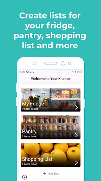 Smart Kitchen: Food Inventory Screenshot 1 - AppWisp.com Smart Kitchen: Food Inventory Screenshot 1 - AppWisp.com