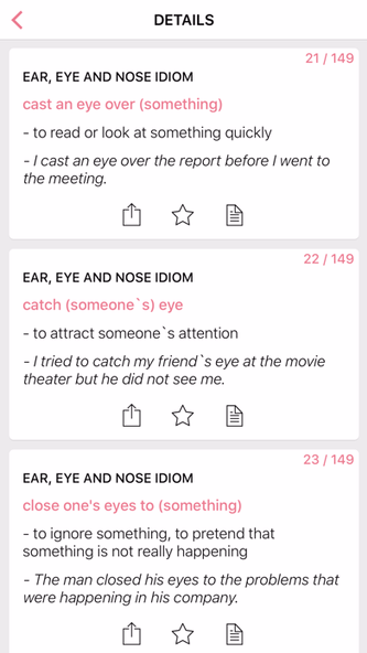 Time Eyes idioms in English Screenshot 2 - AppWisp.com Time Eyes idioms in English Screenshot 2 - AppWisp.com