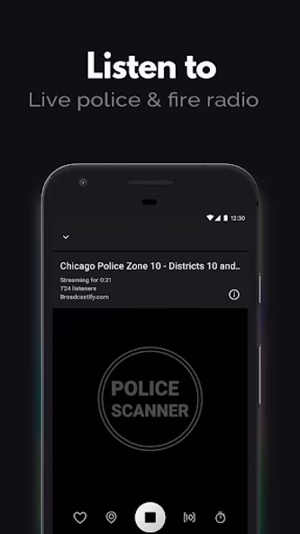 Police Scanner - Live Radio Screenshot 1 - AppWisp.com Police Scanner - Live Radio Screenshot 1 - AppWisp.com