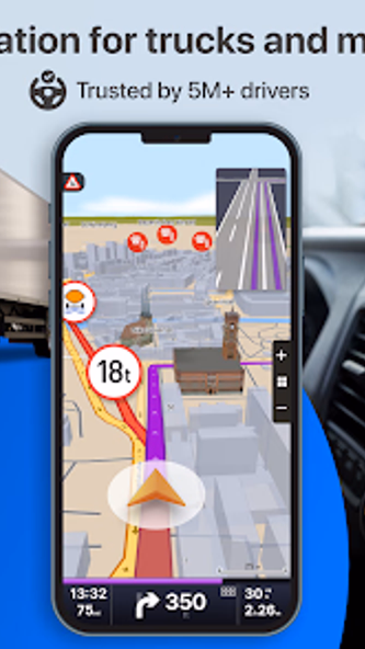 Sygic GPS Truck & Caravan Screenshot 1 - AppWisp.com Sygic GPS Truck & Caravan Screenshot 1 - AppWisp.com