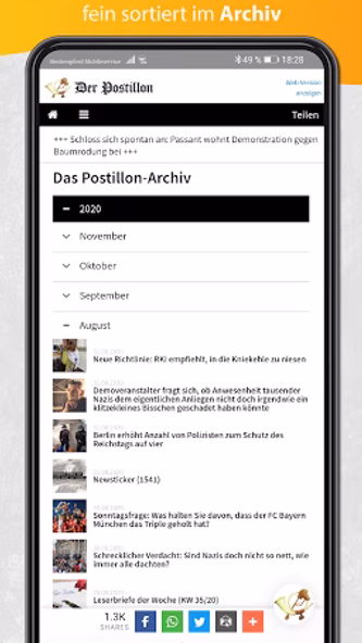 Der Postillon Screenshot 3 - AppWisp.com Der Postillon Screenshot 3 - AppWisp.com