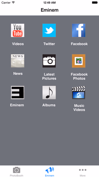 Eminem : Artist version Screenshot 2 - AppWisp.com Eminem : Artist version Screenshot 2 - AppWisp.com