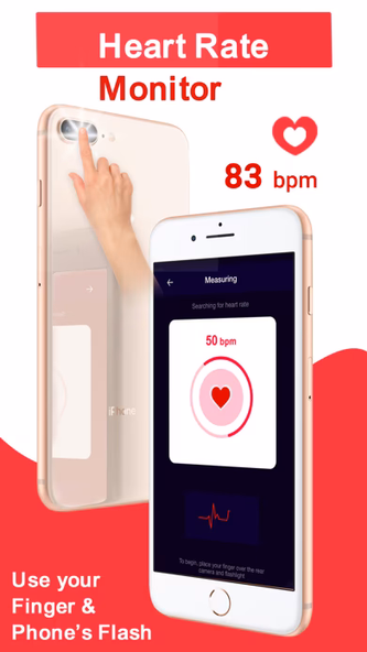Heart Rate Monitor -HR Monitor Screenshot 1 - AppWisp.com Heart Rate Monitor -HR Monitor Screenshot 1 - AppWisp.com