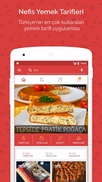 Nefis Yemek Tarifleri Screenshot 1 - AppWisp.com Nefis Yemek Tarifleri Screenshot 1 - AppWisp.com