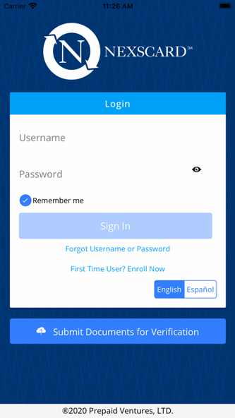 NexsCard Screenshot 1 - AppWisp.com NexsCard Screenshot 1 - AppWisp.com