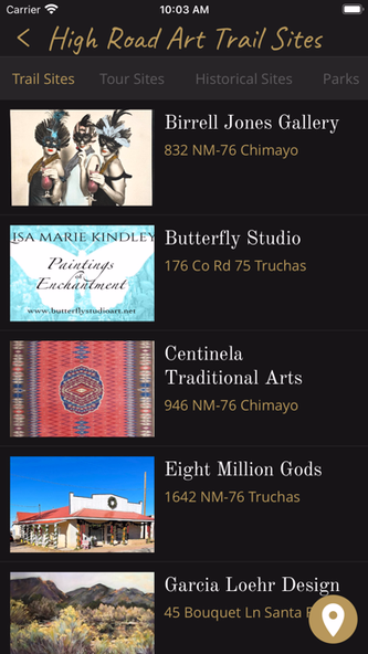 High Road Art Trail Screenshot 3 - AppWisp.com High Road Art Trail Screenshot 3 - AppWisp.com