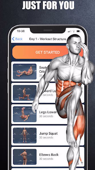 Six Pack in 30 Days Screenshot 4 - AppWisp.com Six Pack in 30 Days Screenshot 4 - AppWisp.com