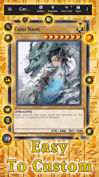 Card Maker Creator for YugiOh Screenshot 1 - AppWisp.com Card Maker Creator for YugiOh Screenshot 1 - AppWisp.com