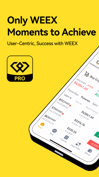 WEEX - Buy Bitcoin & Crypto Screenshot 2 - AppWisp.com WEEX - Buy Bitcoin & Crypto Screenshot 2 - AppWisp.com
