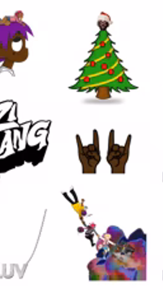 Lil Uzi Vert: A Very Uzi Christmas Sticker Pack Screenshot 1 - AppWisp.com Lil Uzi Vert: A Very Uzi Christmas Sticker Pack Screenshot 1 - AppWisp.com