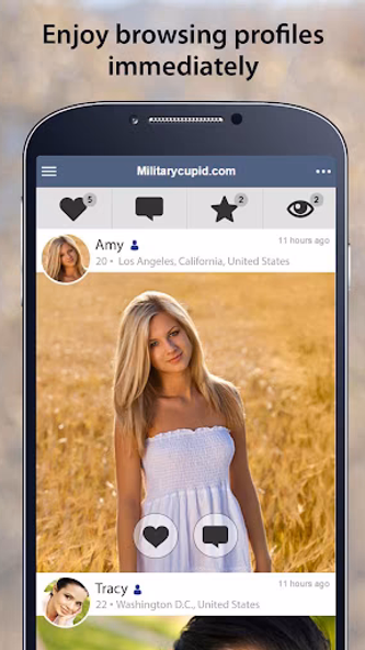 MilitaryCupid: Military Dating Screenshot 2 - AppWisp.com MilitaryCupid: Military Dating Screenshot 2 - AppWisp.com