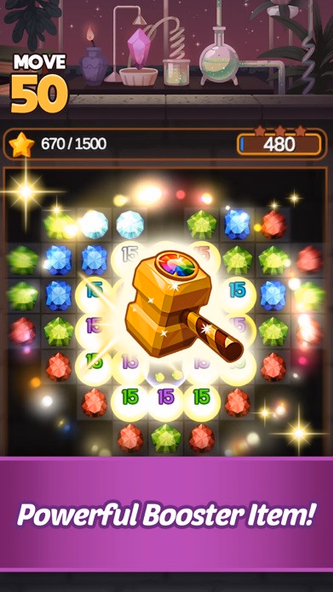 Jewel Alchemist : Match 3 Screenshot 3 - AppWisp.com Jewel Alchemist : Match 3 Screenshot 3 - AppWisp.com