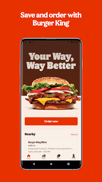 Burger King Albania Screenshot 1 - AppWisp.com Burger King Albania Screenshot 1 - AppWisp.com