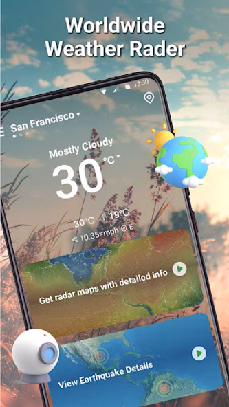 Weather Tracker-Live forecast Screenshot 4 - AppWisp.com Weather Tracker-Live forecast Screenshot 4 - AppWisp.com