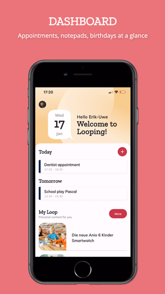 Looping - Family Calendar Screenshot 2 - AppWisp.com Looping - Family Calendar Screenshot 2 - AppWisp.com