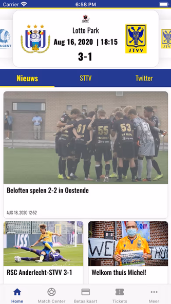 STVV - Officiële Club App Screenshot 1 - AppWisp.com STVV - Officiële Club App Screenshot 1 - AppWisp.com