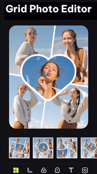 Photo Collage Video Grid Maker Screenshot 1 - AppWisp.com Photo Collage Video Grid Maker Screenshot 1 - AppWisp.com