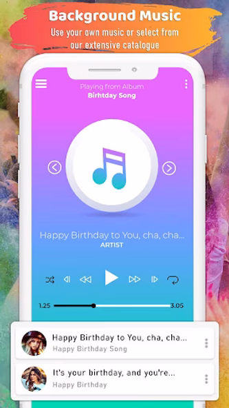 Birthday Video Maker with Song Screenshot 3 - AppWisp.com Birthday Video Maker with Song Screenshot 3 - AppWisp.com