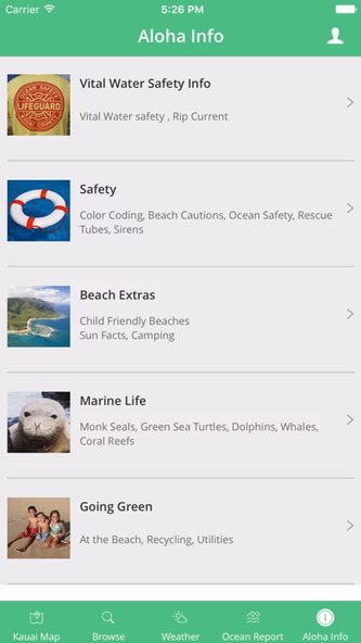 Kauai Beach Guide Screenshot 1 - AppWisp.com Kauai Beach Guide Screenshot 1 - AppWisp.com