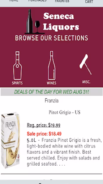 Seneca Liquors Screenshot 3 - AppWisp.com Seneca Liquors Screenshot 3 - AppWisp.com