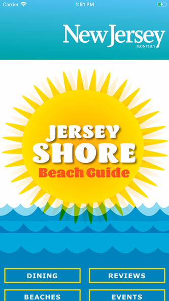 Jersey Shore Beach Guide Screenshot 1 - AppWisp.com Jersey Shore Beach Guide Screenshot 1 - AppWisp.com