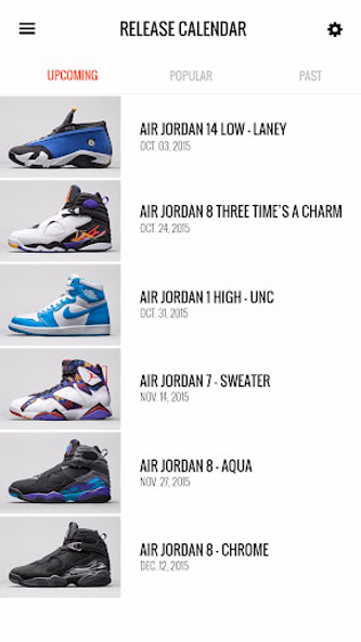 KicksOnFire: Shop, Release Cal Screenshot 1 - AppWisp.com KicksOnFire: Shop, Release Cal Screenshot 1 - AppWisp.com