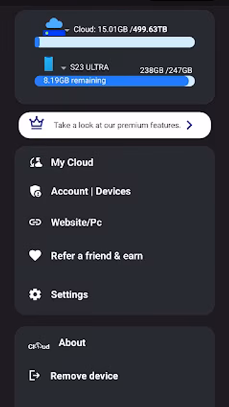 Cloud Storage - Secure Backup Screenshot 2 - AppWisp.com Cloud Storage - Secure Backup Screenshot 2 - AppWisp.com