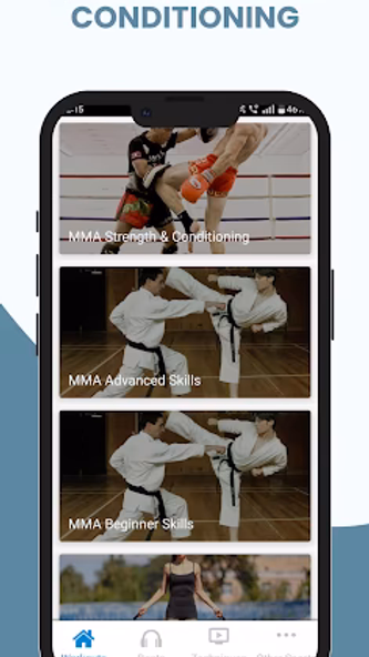 MMA Strength & Conditioning Screenshot 1 - AppWisp.com MMA Strength & Conditioning Screenshot 1 - AppWisp.com