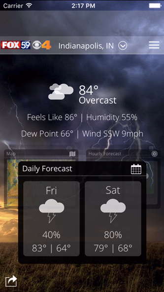 Indy Weather Authority Screenshot 1 - AppWisp.com Indy Weather Authority Screenshot 1 - AppWisp.com