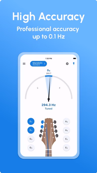 Mandolin Tuner - LikeTones Screenshot 3 - AppWisp.com Mandolin Tuner - LikeTones Screenshot 3 - AppWisp.com