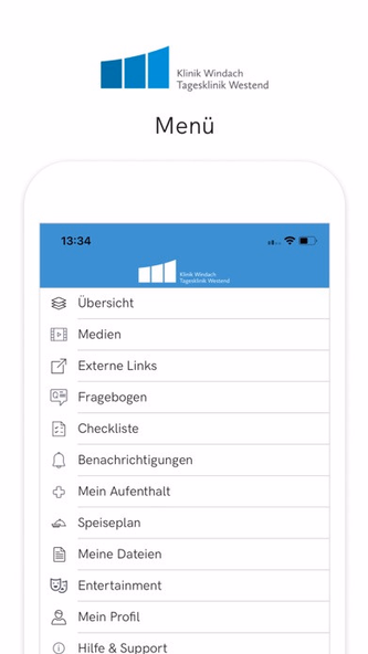 Klinik Windach Patientenapp Screenshot 2 - AppWisp.com Klinik Windach Patientenapp Screenshot 2 - AppWisp.com