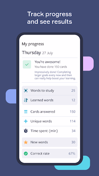 Lingvist: Learn Languages Fast Screenshot 4 - AppWisp.com Lingvist: Learn Languages Fast Screenshot 4 - AppWisp.com